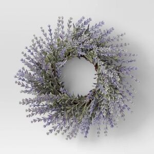 Threshold NWT 12" Mini Faux Lavender Wreath